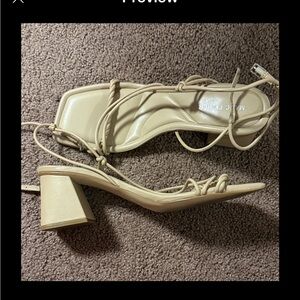 Marc Fisher Light Natural Meggiane Sandals